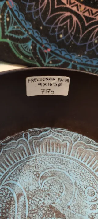 Cuenco Tibetano Cantor Azul