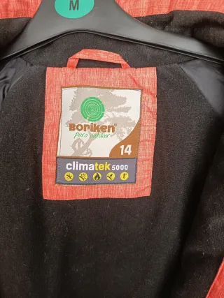 Chaqueta Boriken Talla M Naranja/Rosa