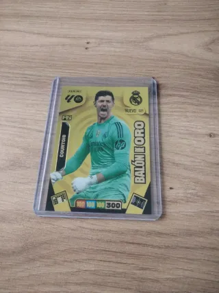 Cromo Adrenalyn XL Courtois Balón de Oro