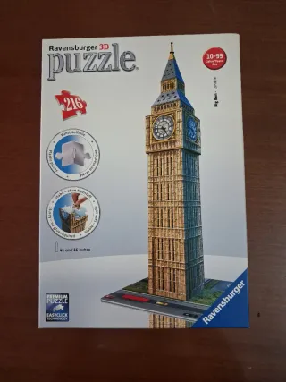 Puzzle 3D Ravensburger Big Ben Londres 216 piezas