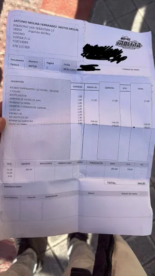 Keeway Superlight 125 Negra