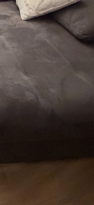 Sofá chaise longue gris 3m