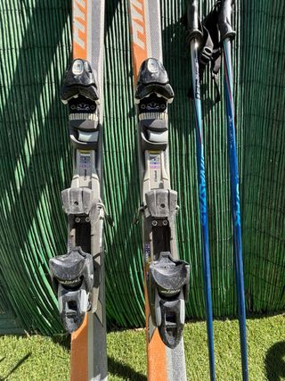 Esquís Elan Hyper XRJ 150 cm + bastones Speed