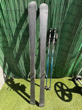 Esquís Elan Hyper XRJ 150 cm + bastones Speed