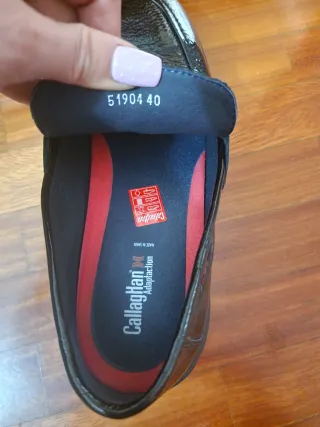 Zapatos Callaghan charol hebilla dorada T40