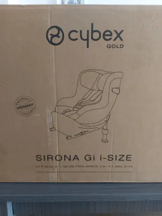Silla de coche Cybex Gold Negra con Isofix.