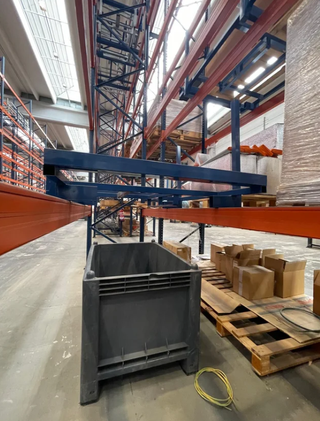 Lote de gabias para almacén