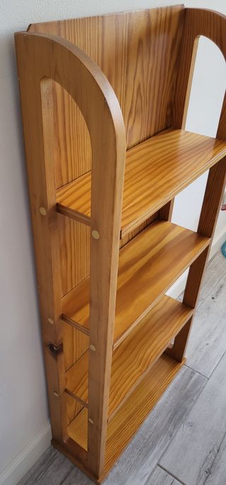 ESTANTERIA DE PARED MADERA PINO MACIZO