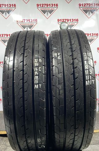 -215 75 16C R BRIDGESTONE RUEDA AL 90% VIDA UTIL