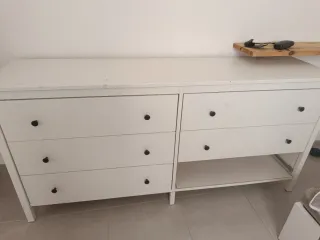 Cómoda blanca 6 cajones