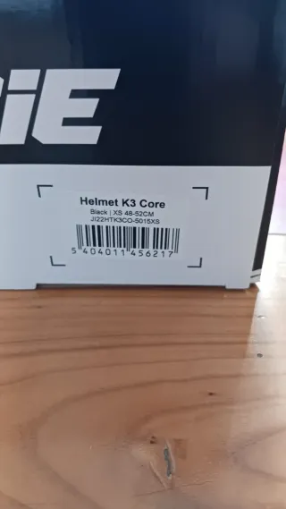 Casco Jitsie K3 Core Nero XS bambino