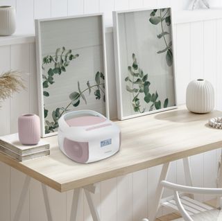 Metronic 477185 Radio CD Lector Bluetooth Rosa