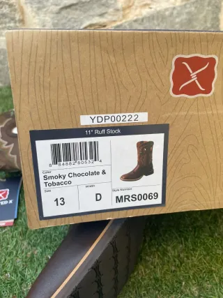 Botas Twisted X Ruff Stock Nuevas