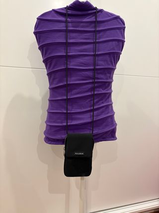 Bolso bandolera Pull&Bear negro