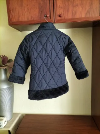 Abrigo niña negro 10 años