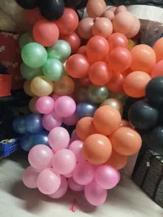 Guirnalda de globos de colores