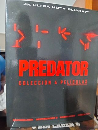 Colección Predator 4 Películas 4K UHD + Blu-Ray
