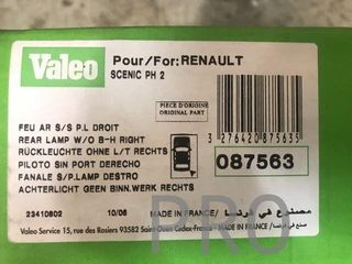 Piloto renault scenic 1 segunda fase derecho nuevo