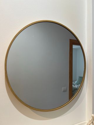 Espejo Redondo madera.