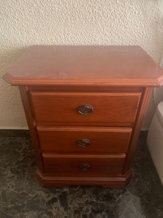 Mesitas de noche de madera (2 unidades)