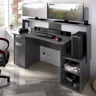 Escritorio Ordenador Gamer. Grafito