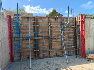 Chapas Encofrado Metálico Muro Maquiobras