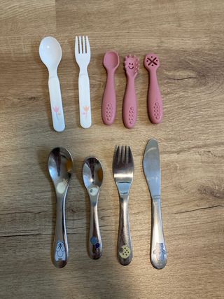 Lote cubiertos bebé