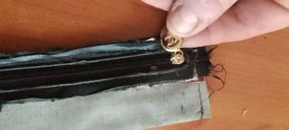 Cerniera con taschino Chanel Paris 20x6cm