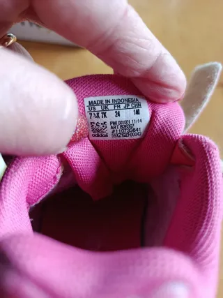 Scarpe Adidas bimba tg 24 rosa