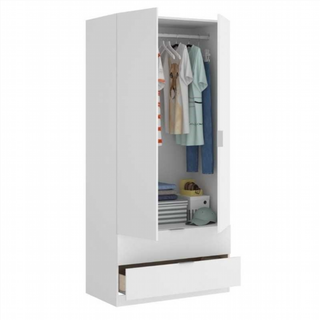Armario 81x184x52 cm 2 Puertas 2 Cajones Essen. B