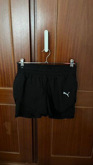 Pantalón corto deportivo Puma negro