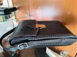 Funda de cuero para cámara fuelle