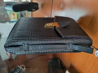 Funda de cuero para cámara fuelle