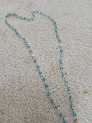 Antico Rosario Azzurro con Croce