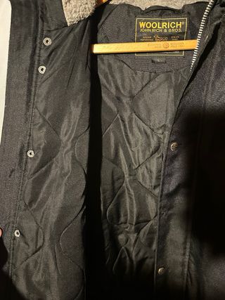 Parka corto Woolrich uomo nera taglia L