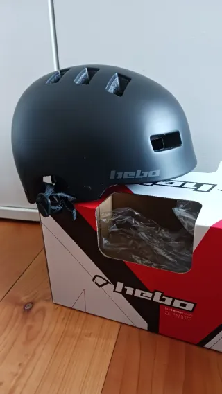 Casco Hebo Wheelie Nero L Bmx Biketrial