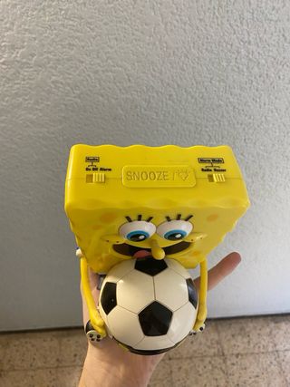 Radio Despertador Bob Esponja con Balón