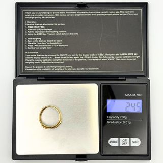 Anillo Oro 18K, 2.45gr, T-14