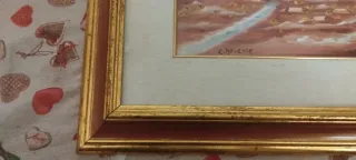 Quadro olio su tela torre