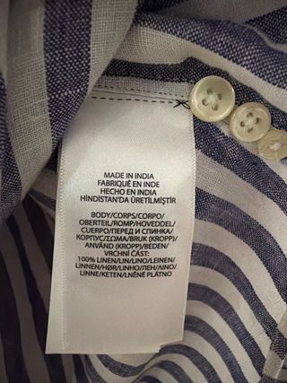 Camisa Polo Ralph Lauren Rayas Azul Blanco