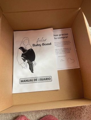 Fular Baby Bond Gris Calma