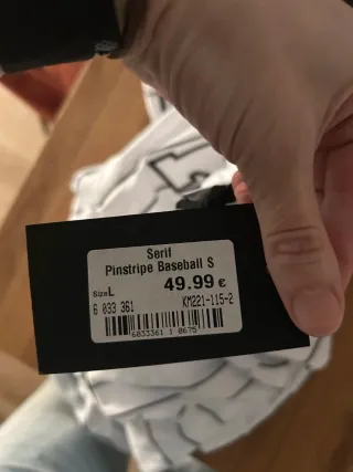 Camiseta béisbol Karl Kani blanca talla L nueva