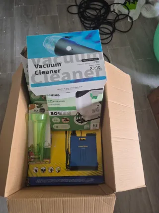 Lote Herramientas y Jardín: Aspirador, Pulverizado