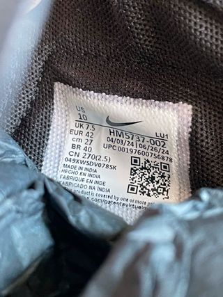 Nike Air Rift Cuero Negro Mujer