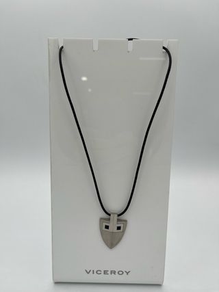 Collar Viceroy acero y Negro