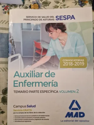 Libros Mad auxiliar de enfermeria