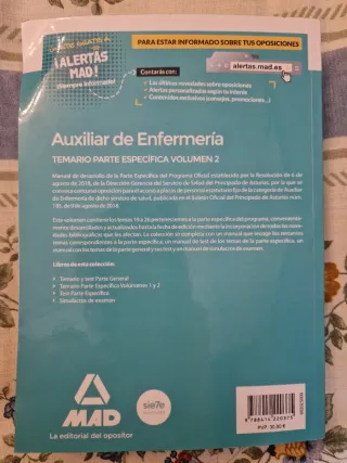 Libros Mad auxiliar de enfermeria