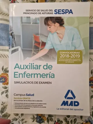 Libros Mad auxiliar de enfermeria