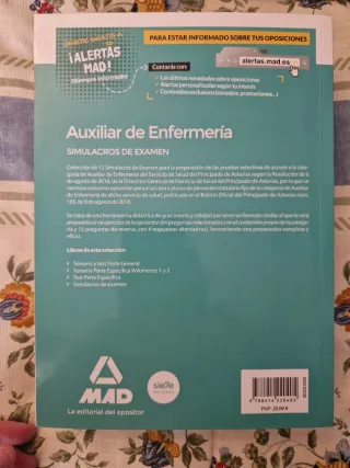 Libros Mad auxiliar de enfermeria