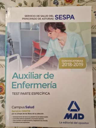Libros Mad auxiliar de enfermeria